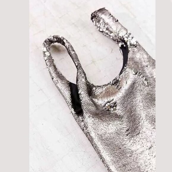 NEW Ecote urban outfitters Allover sequin bag shopper tote - Picture 3 of 5